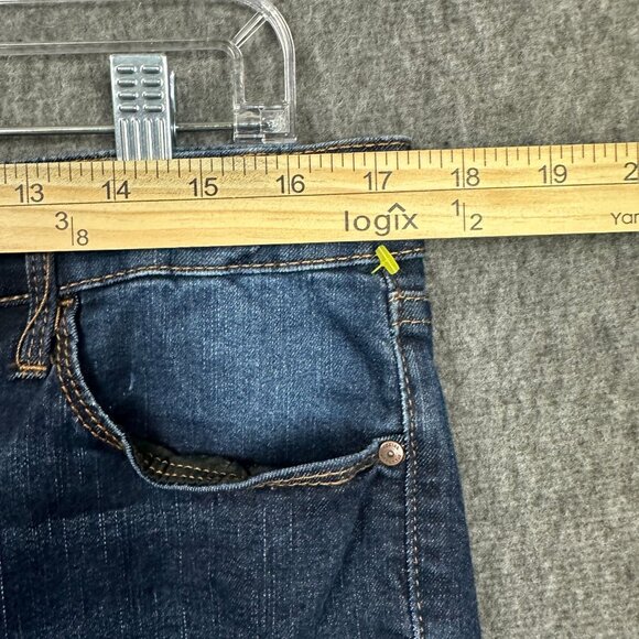 Social Standard By Sanctuary Womens 16/33 High-Rise Skinny Jeans Dark Wash - Picture 7 of 14